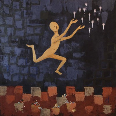 "Pursuit of Happiness" 18 x 18